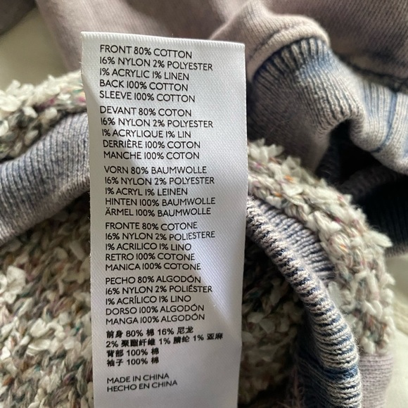 Anthropologie Pilcro jumper crew neck Anabel Textured Tufted 3D Knit - Picture 5 of 8